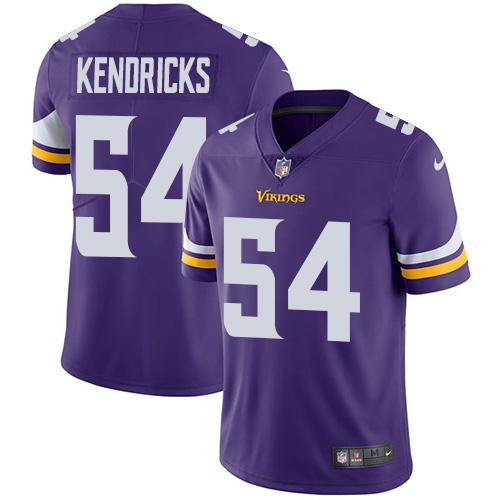 Men 2019 Minnesota Vikings 54 Kendricks purple Nike Vapor Untouchable Limited NFL Jersey